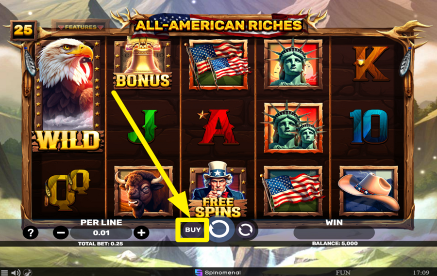 All American Riches ПОЛУЧИТЕ БЕСПЛАТНЫЕ ВРАЩЕНИЯ!