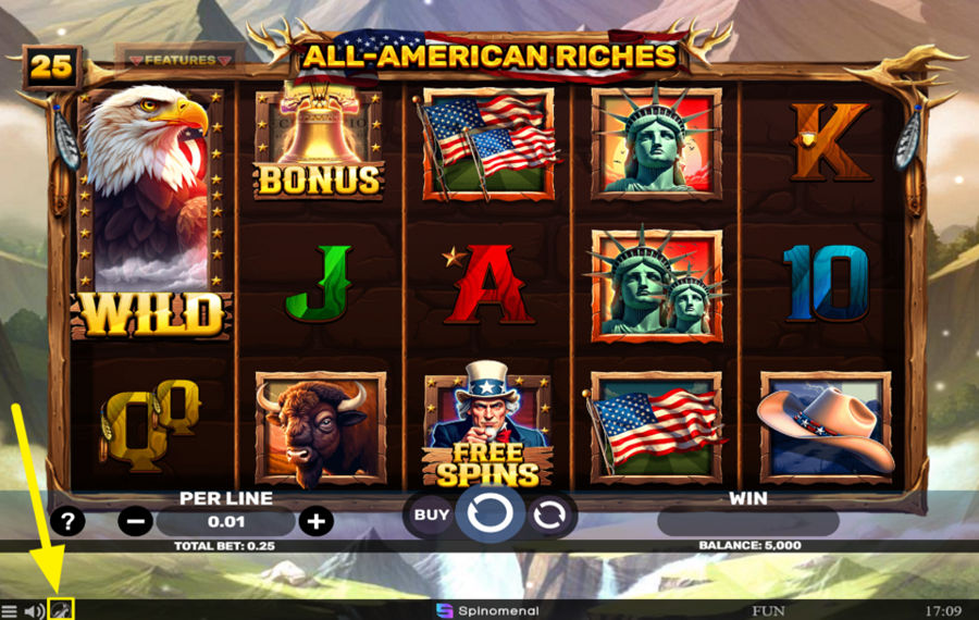 All American Riches УВЕЛИЧЬТЕ ТЕМП.