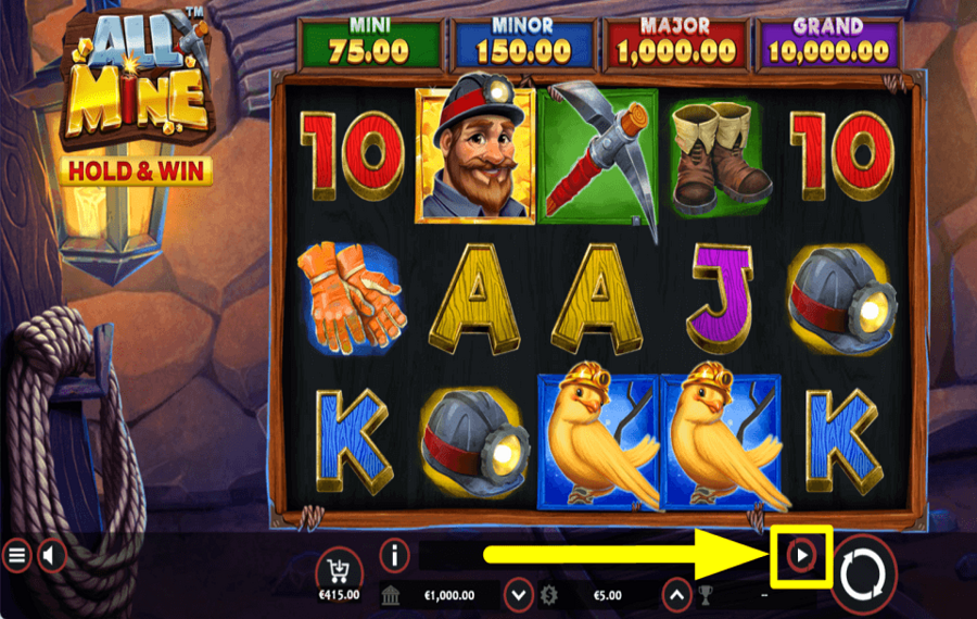 All Mine Hold and Win ENABLE AUTOPLAY.