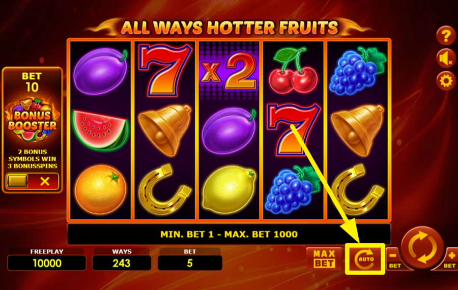 All Ways Hotter Fruits TRIGGER AUTOMATIC PLAY.