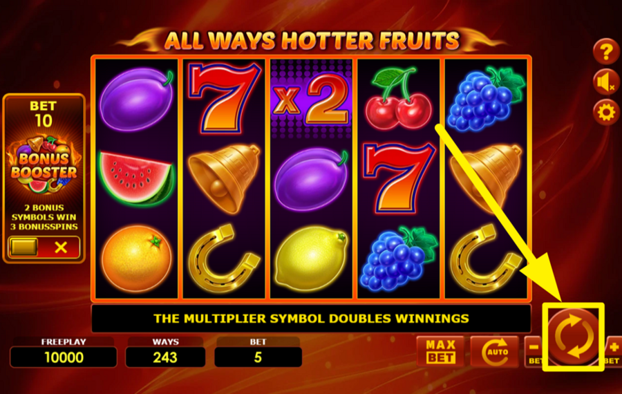 All Ways Hotter Fruits SPIN FOR VICTORY.