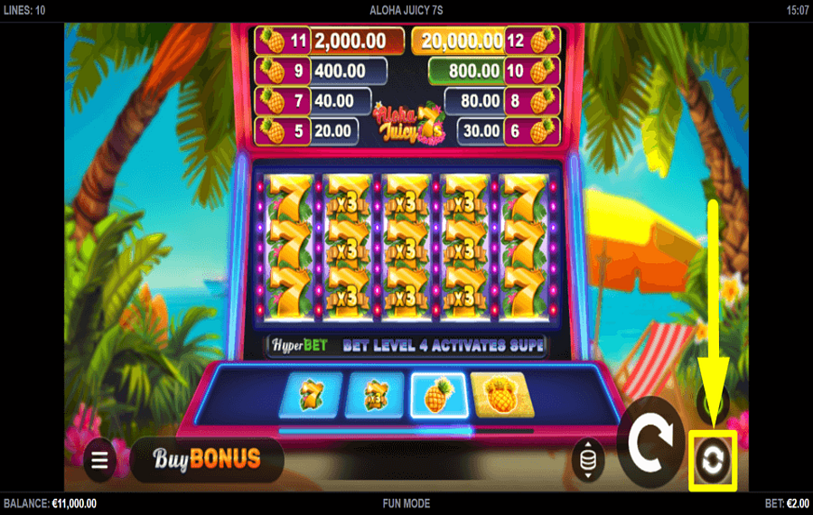 Aloha Juicy 7s ПРИМЕНИТЬ АВТОВОСПРОИЗВЕДЕНИЕ.