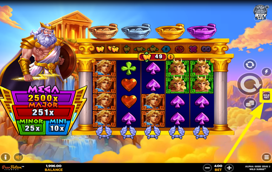 Alpha Gods Zeus 2 Wild Surge ВЫБЕРИТЕ ЛУЧШИЙ ВАРИАНТ СТАВОК.