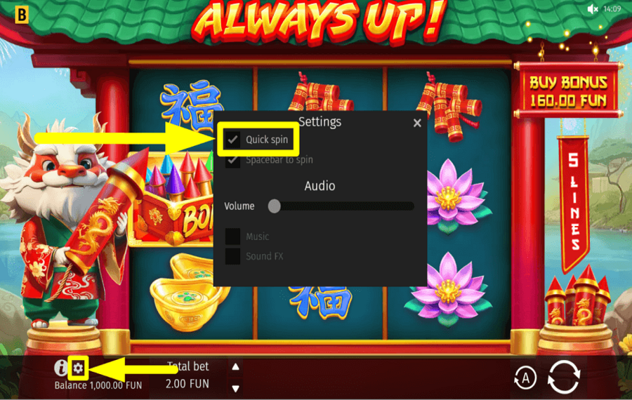 Always Up ИЗМЕНИТЕ СКОРОСТЬ.