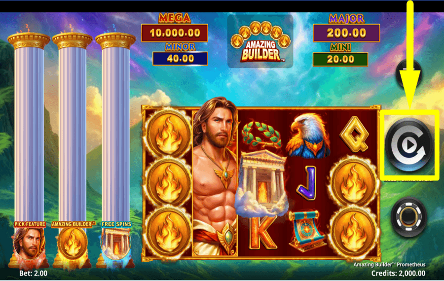 Amazing Builder Prometheus ИСПЫТАЙТЕ СВОЮ УДАЧУ.