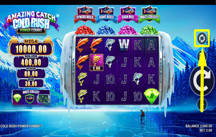 Amazing Catch Cold Rush Power Combo ПРОДОЛЖИТЬ АВТОМАТИЧЕСКИ.