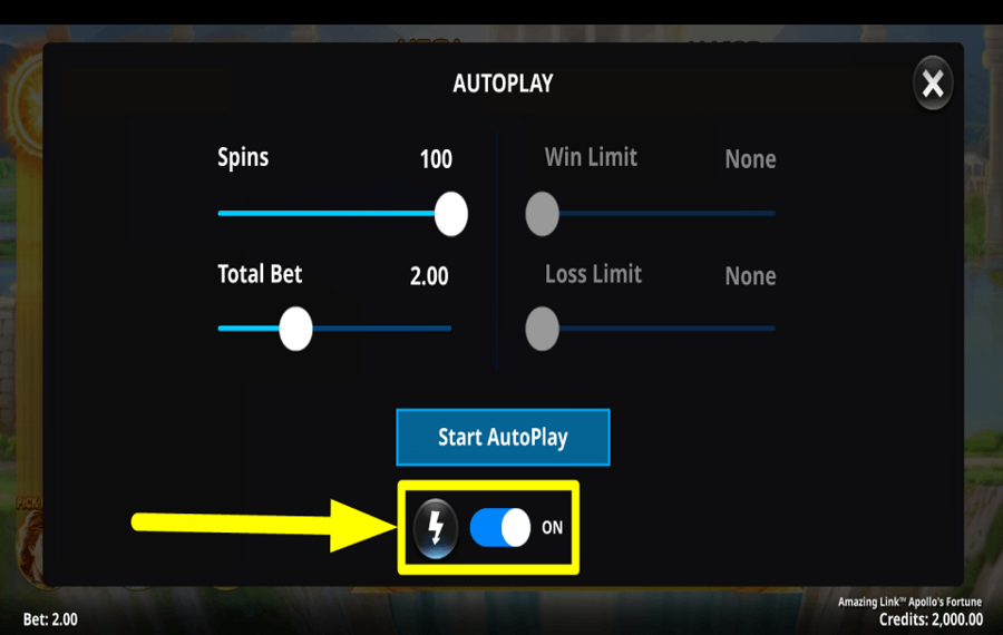 Amazing Link Apollos Fortune ALLEZ À TOUTE VITESSE.
