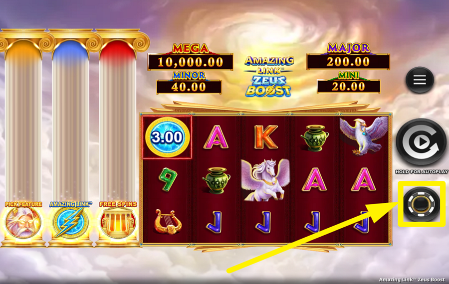 Amazing Link Zeus Boost DETERMINA TU APUESTA.