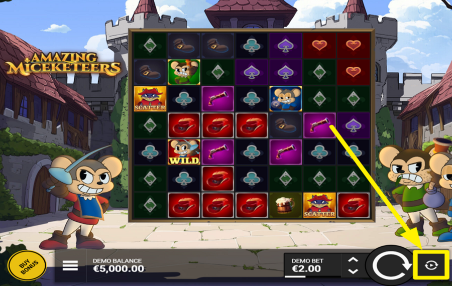 Amazing Miceketeers ACTIVATE AUTOMATIC PLAY.