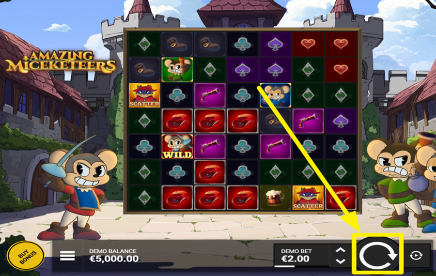 Amazing Miceketeers SPIN THE REELS.