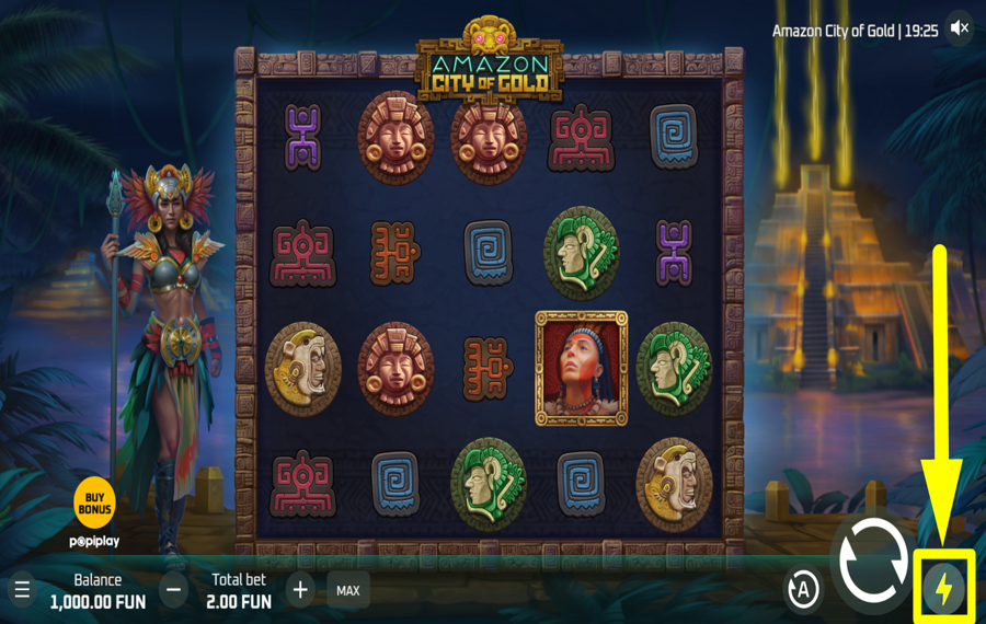 Amazon City Of Gold ERHÖHEN SIE DAS TEMPO.