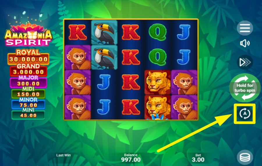 Amazonia Spirit ИСПОЛЬЗУЙТЕ АВТОВОСПРОИЗВЕДЕНИЕ.