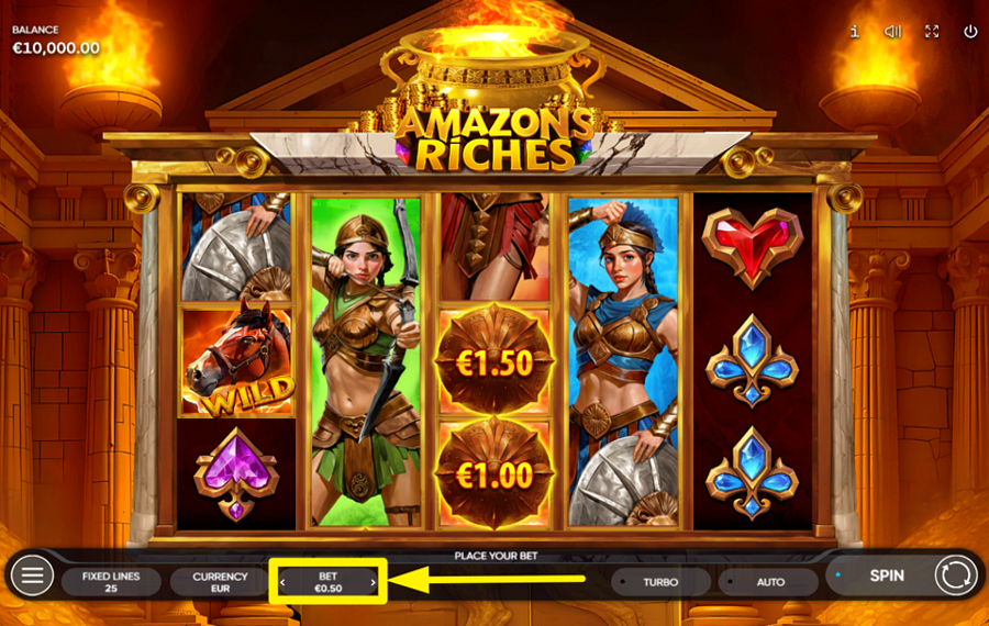 Amazons Riches SPÉCIFIEZ VOTRE PARI.