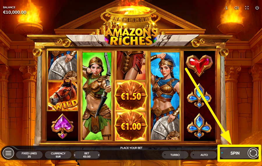 Amazons Riches TOURNEZ POUR GAGNER !