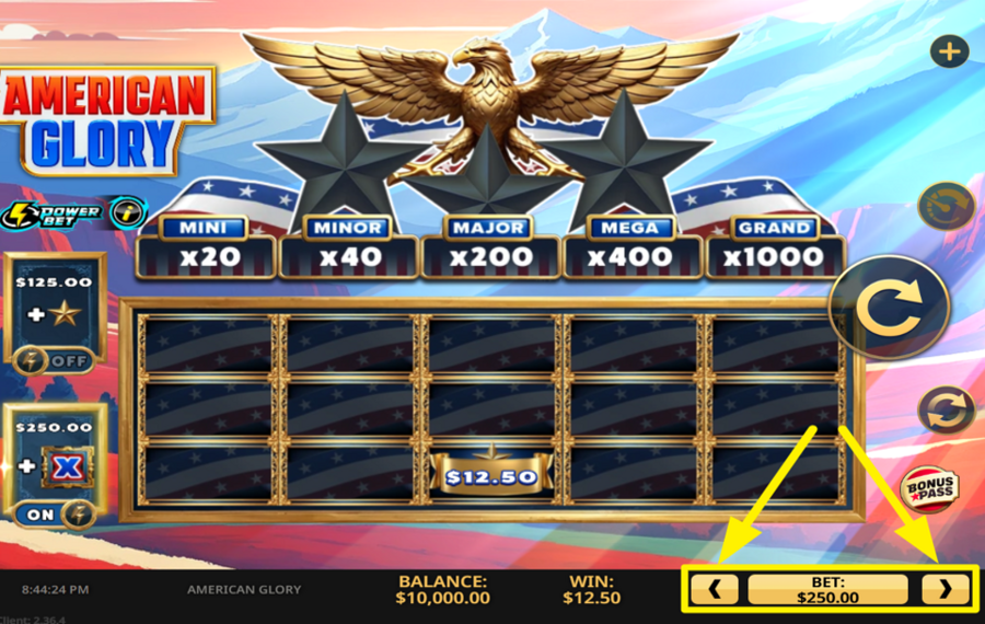 American Glory ДЕЛАЙТЕ СТАВКУ.