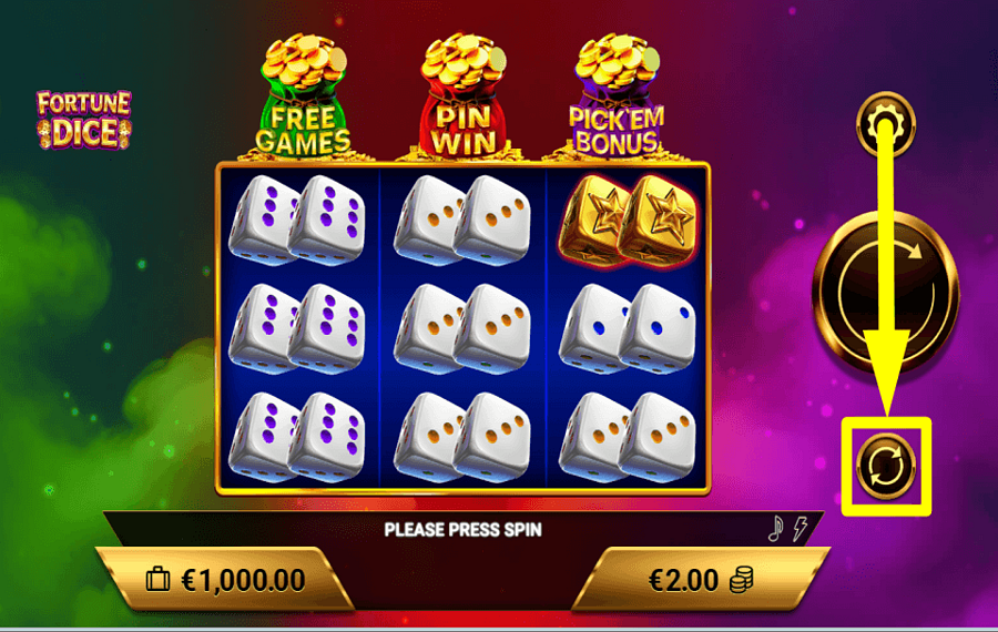 Amigo Gaming Fortune Dice ATTIVA LA RIPRODUZIONE AUTOMATICA.