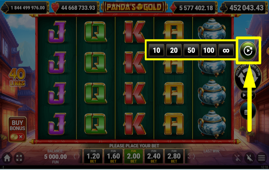 Amusnet Interactive Pandas Gold APPLY AUTOPLAY.