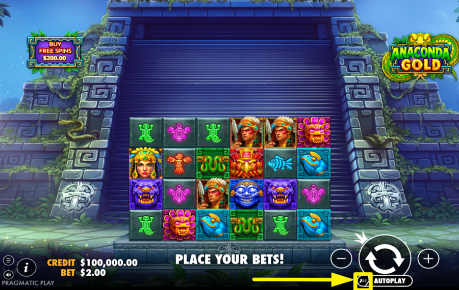 Anaconda Gold ACCELERARE GLI SPIN.