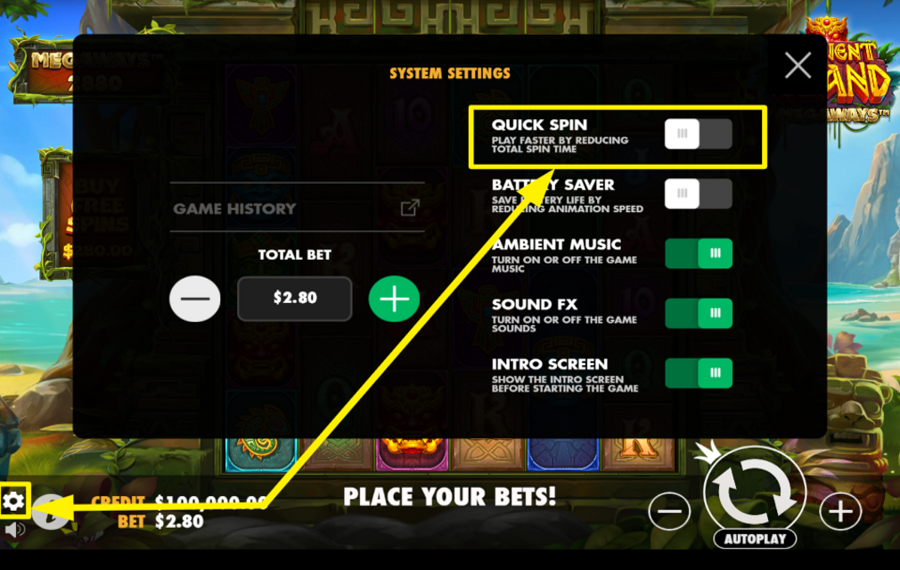 Ancient Island Megaways CHANGE THE SPEED.