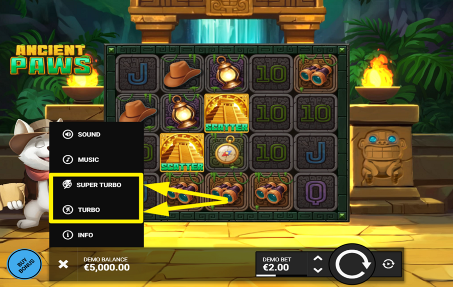 Ancient Paws AMP UP THE GAME.