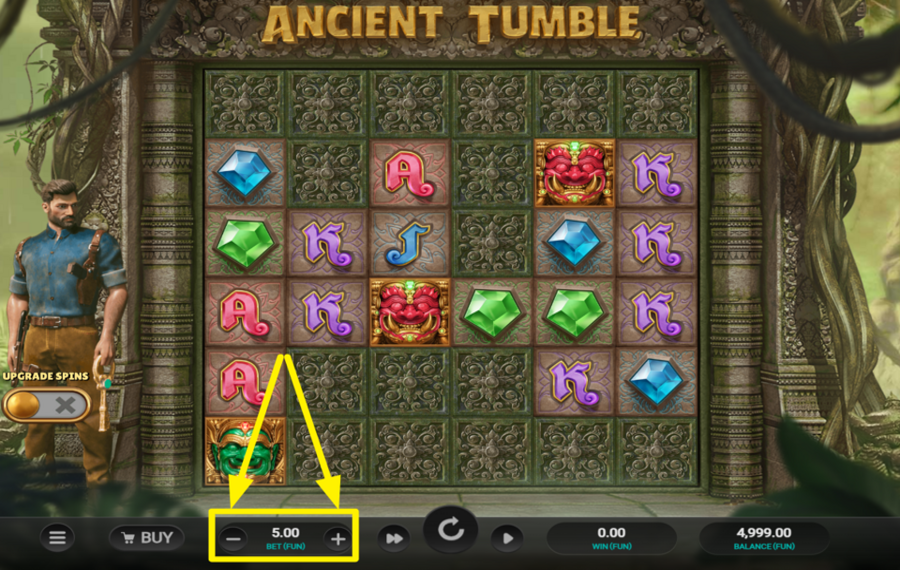 Ancient Tumble ELIGE LA APUESTA TOTAL.