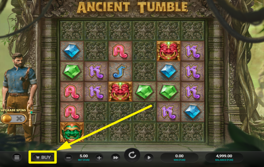 Ancient Tumble DESBLOQUEA GIROS GRATIS.
