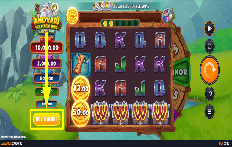 Andvari The Golden Fish КУПИТЬ БОНУСНЫЕ ФУНКЦИИ.