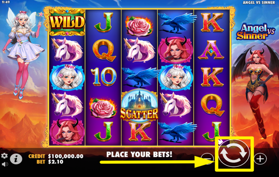 Angel vs Sinner SPIN FOR VICTORY!