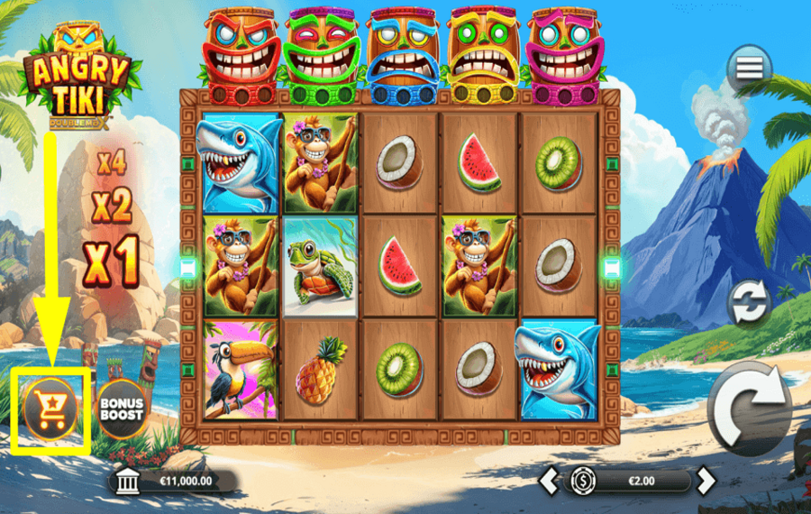 Angry Tiki DoubleMax ПОЛУЧИТЕ ДОПОЛНИТЕЛЬНЫЕ Х ОДЫ.