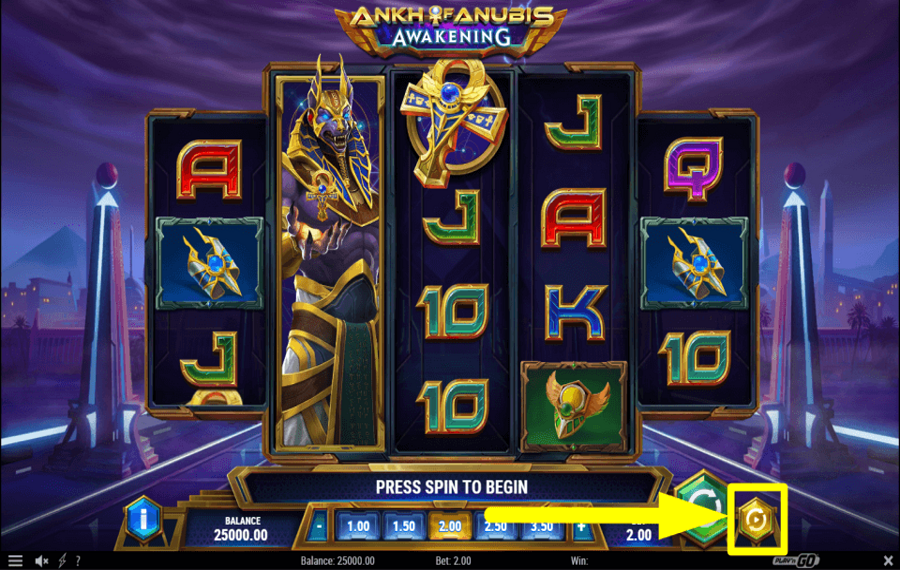 Ankh of Anubis Awakening ROTAZIONE AUTOMATICA.