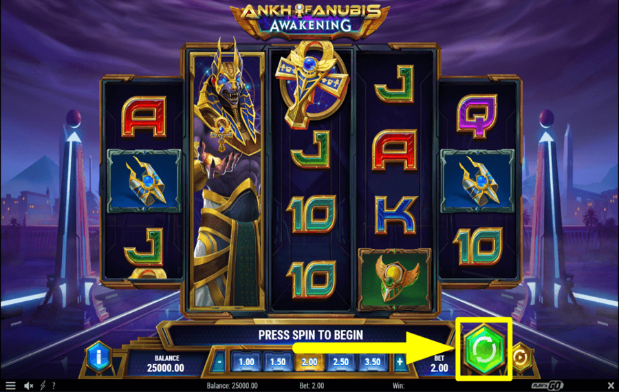 Ankh of Anubis Awakening INIZIA A GIOCARE.