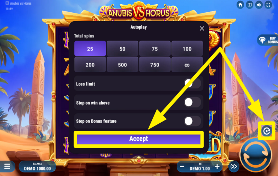 Anubis vs Horus АКТИВИРУЙТЕ АВТОМАТИЧЕСКИЙ ОТЖИМ.