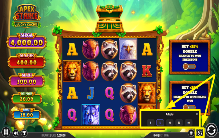 Apex Strike Lucky Cache ЗАПУСК АВТОМАТИЧЕСКИХ ВРАЩЕНИЙ.