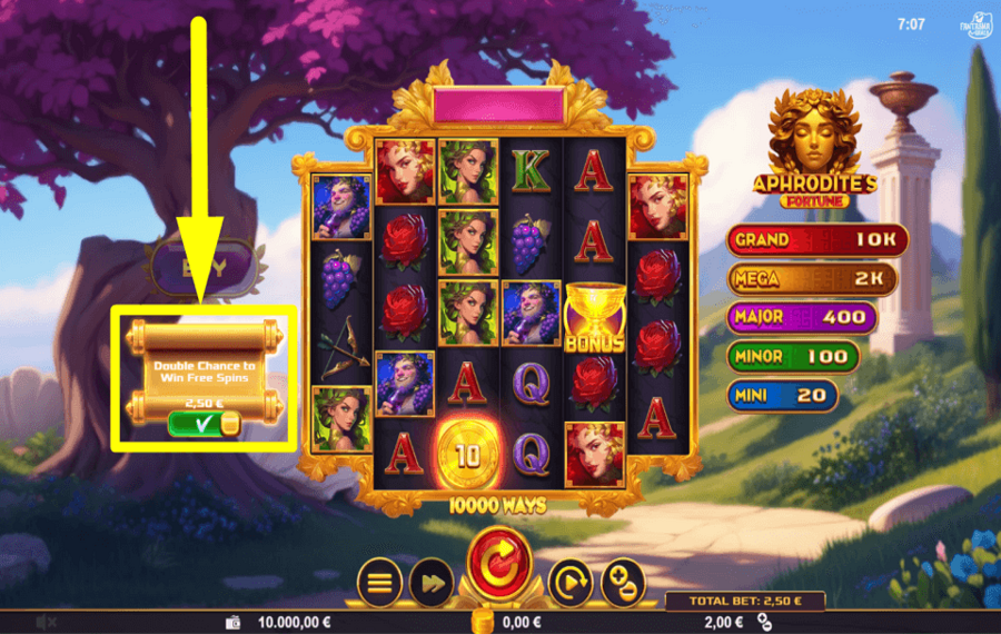 Aphrodites Fortune ОБЕЩАЙТЕ БОЛЬШЕ КРЕДИТОВ.