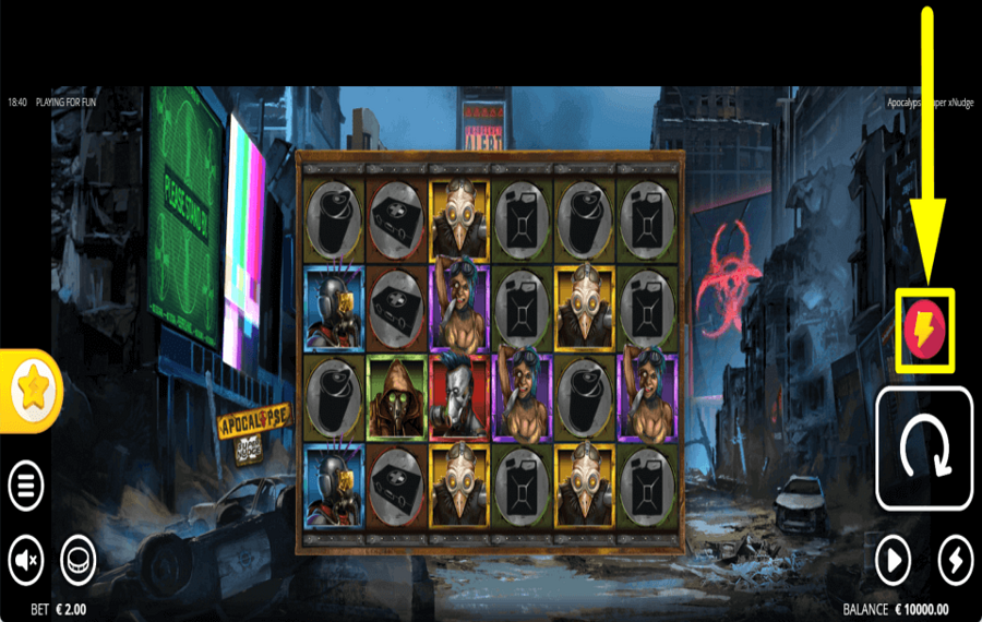 Apocalypse Super xNudge ERWERBEN SIE BONUSSE.