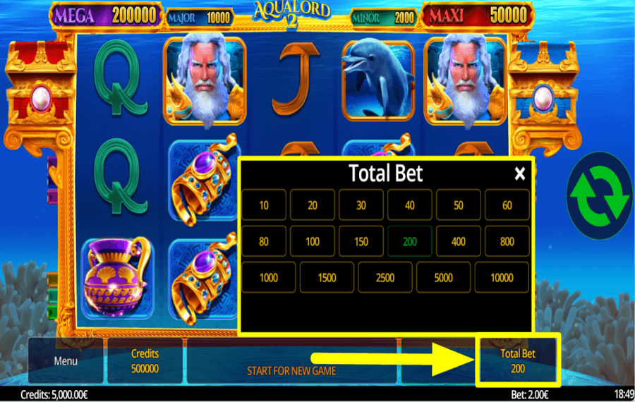 Aqua Lord 2 DETERMINE THE WAGER.