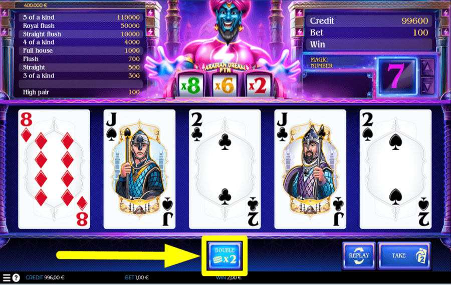 Arabian Dream FTN DOUBLEZ VOTRE RÉCUPÉRATION.