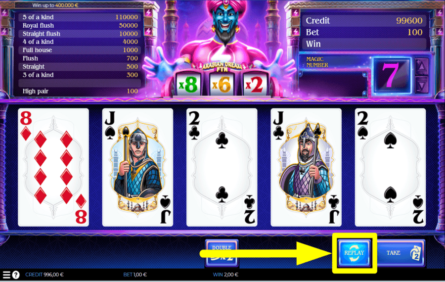 Arabian Dream FTN REPRODUIRE LE VIRAGE.