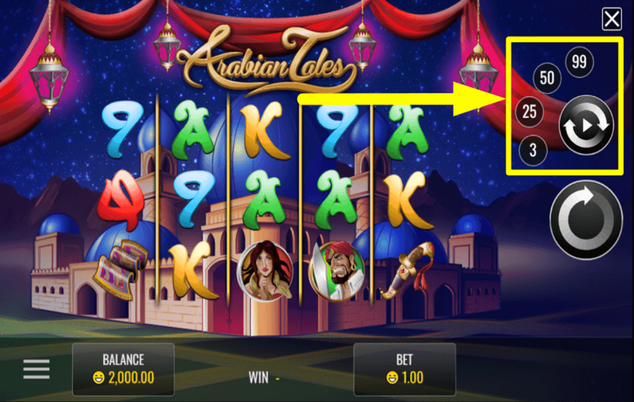 Arabian Tales UTILISEZ LA FONCTION « LECTURE AUTOMATIQUE ».