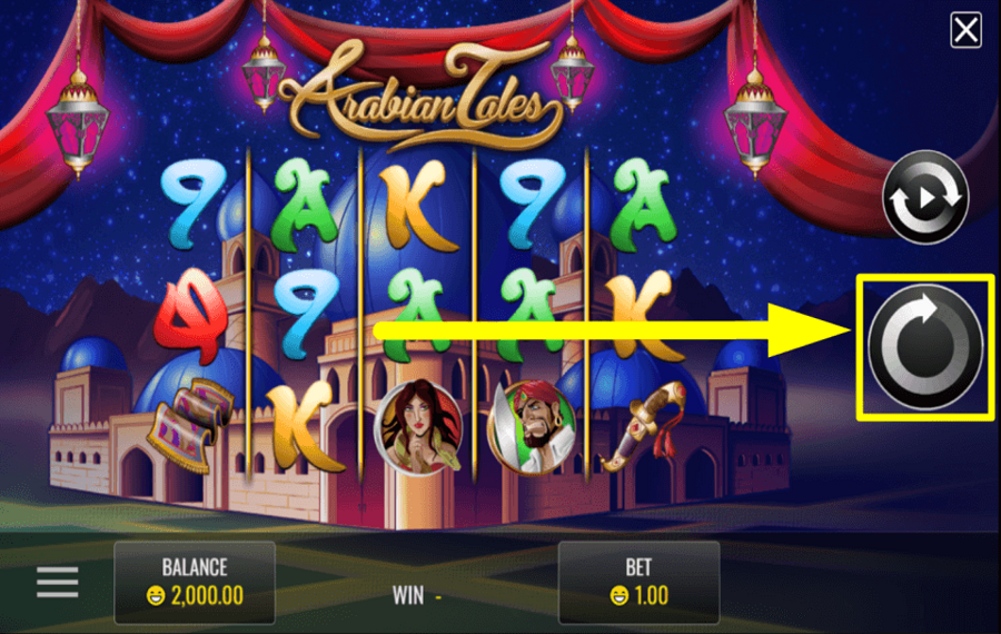 Arabian Tales APPUYEZ SUR LE BOUTON « JOUER ».
