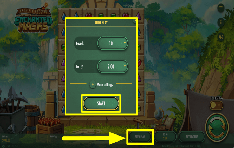 Archie OLoggins and the Enchanted Masks GIRAR AUTOMÁTICAMENTE.