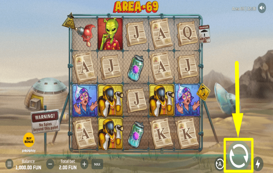 Area 69 INIZIA A GIOCARE.