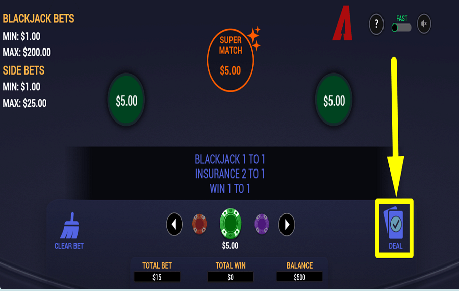 Arrows Edge Blackjack Switch IL EST TEMPS DE JOUER.