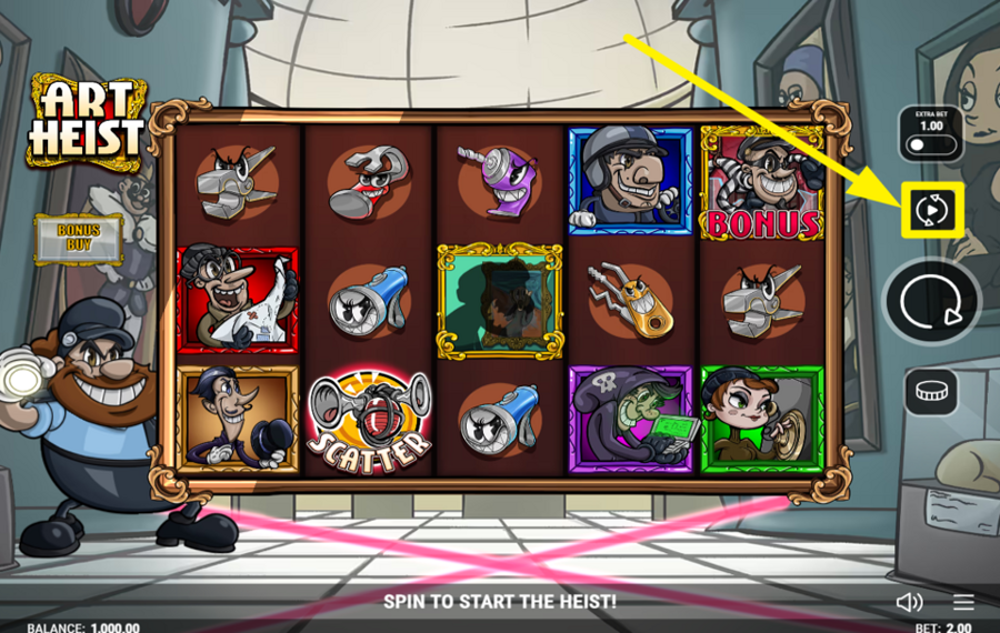 Art Heist DÉCLENCHEZ LA LECTURE AUTOMATIQUE.