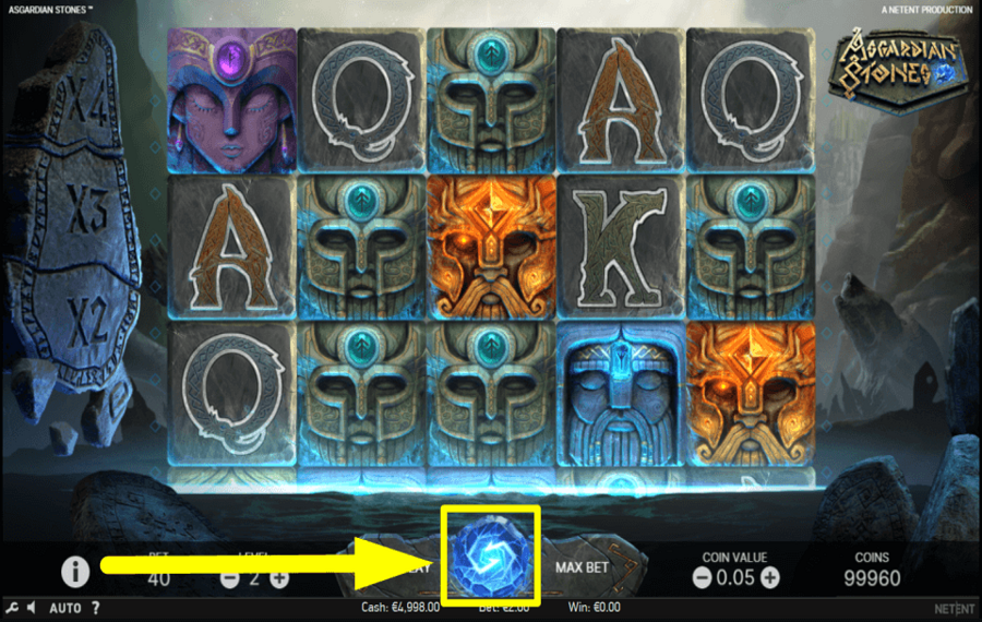 Asgardian Stones ВРАЩАЙТЕСЬ, ЧТОБЫ ВЫИГРАТЬ.