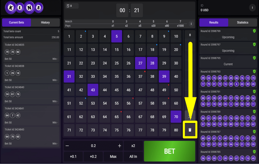 Astriona Keno 8 ABANDONNEZ VOTRE PARI.