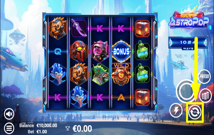 AstroPop НАЧАТЬ АВТОВОСПРОИЗВЕДЕНИЕ.