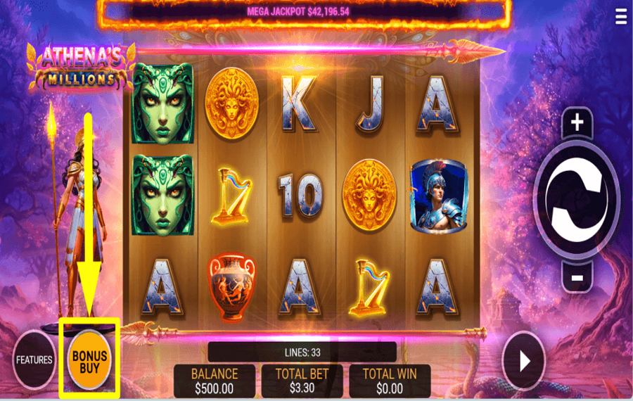 Athenas Millions APPROFITTA DEL BONUS.