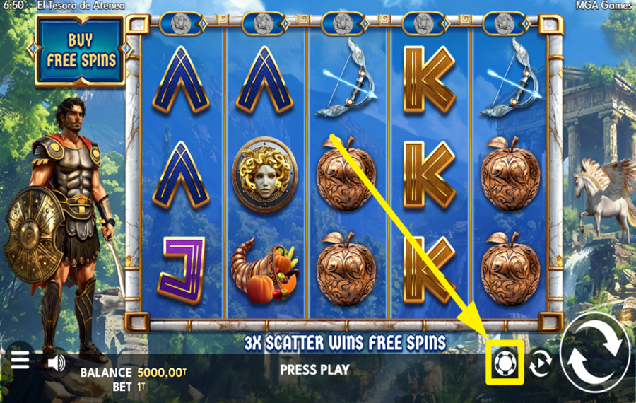 Athenas Treasure DECIDE ON YOUR STAKE.