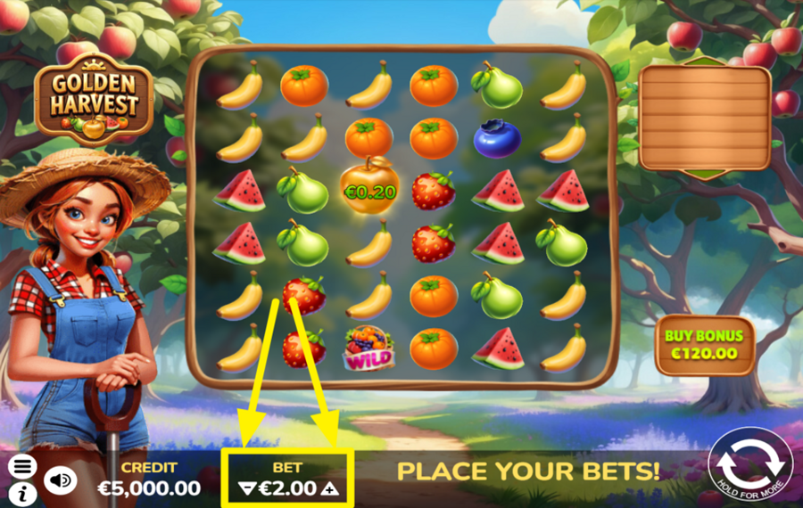 Atomic Slot Lab Golden Harvest ÄNDERN SIE IHRE EINSATZPOSTEN.